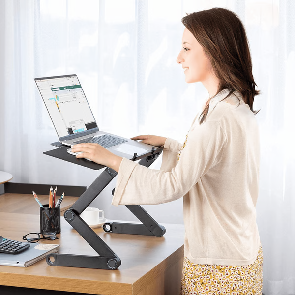 Laptopstandaard 360° Verstelbaar voor Thuis en Kantoor 0
