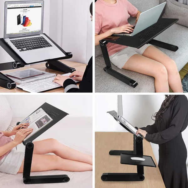 Laptopstandaard 360° Verstelbaar voor Thuis en Kantoor 1