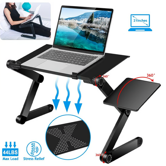 Laptopstandaard 360° Verstelbaar voor Thuis en Kantoor 5