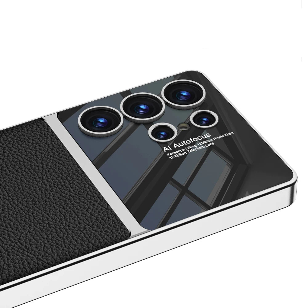 Lederen Case voor Samsung Galaxy S25 en S24 Ultra 1