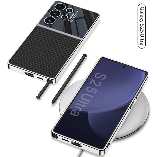 Lederen Case voor Samsung Galaxy S25 en S24 Ultra 4