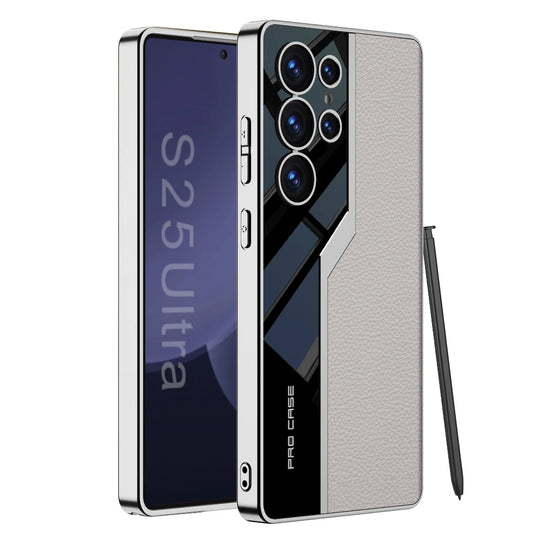 Lederen Case voor Samsung Galaxy S25 en S24 Ultra 6
