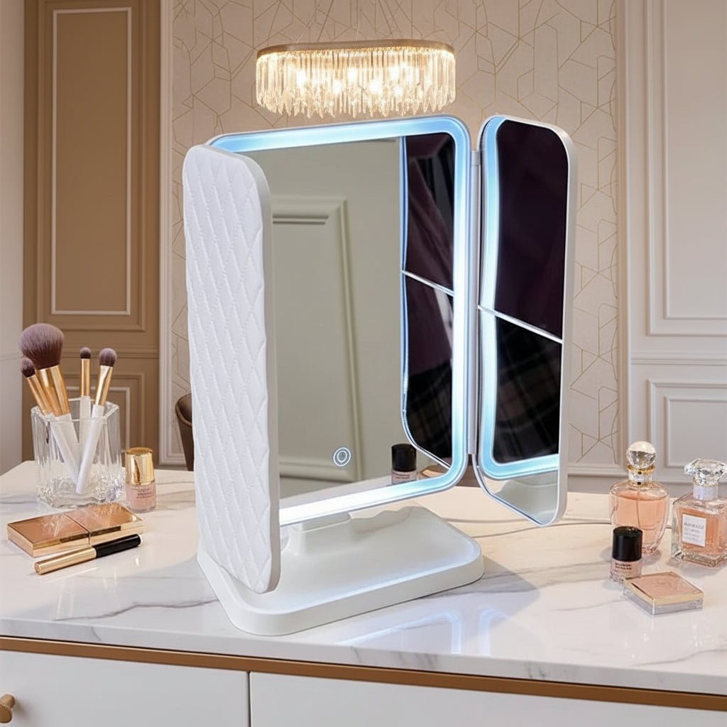 Make-up Spiegel met LED-verlichting en 3 Kleuren 0