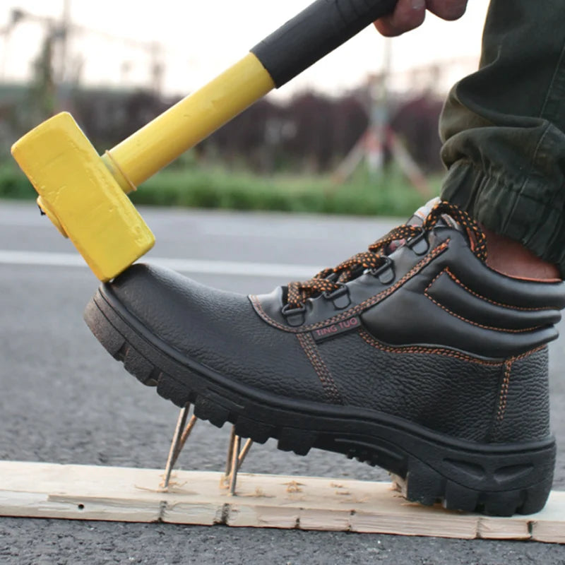 Mannen Werklaarzen Veiligheid Sneakers Waterdicht 5