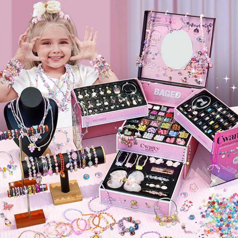Meisjes DIY Sieraden Set met Bedels 13