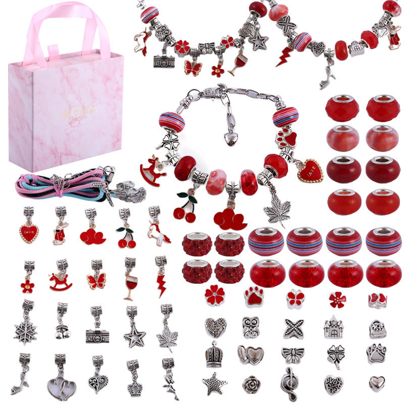 Meisjes DIY Sieraden Set met Bedels 9