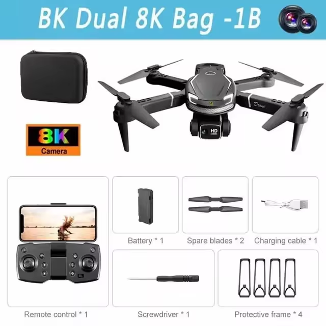 Mini Drone met GPS en 8K Camera voor Luchtfotografie 0