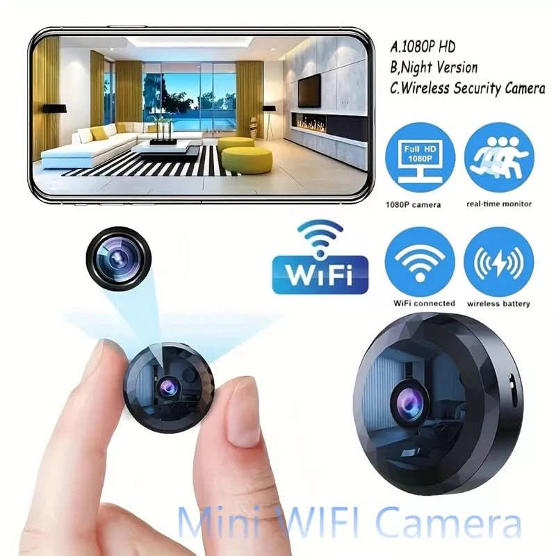 Mini WiFi-camera voor Discrete Bewaking 0