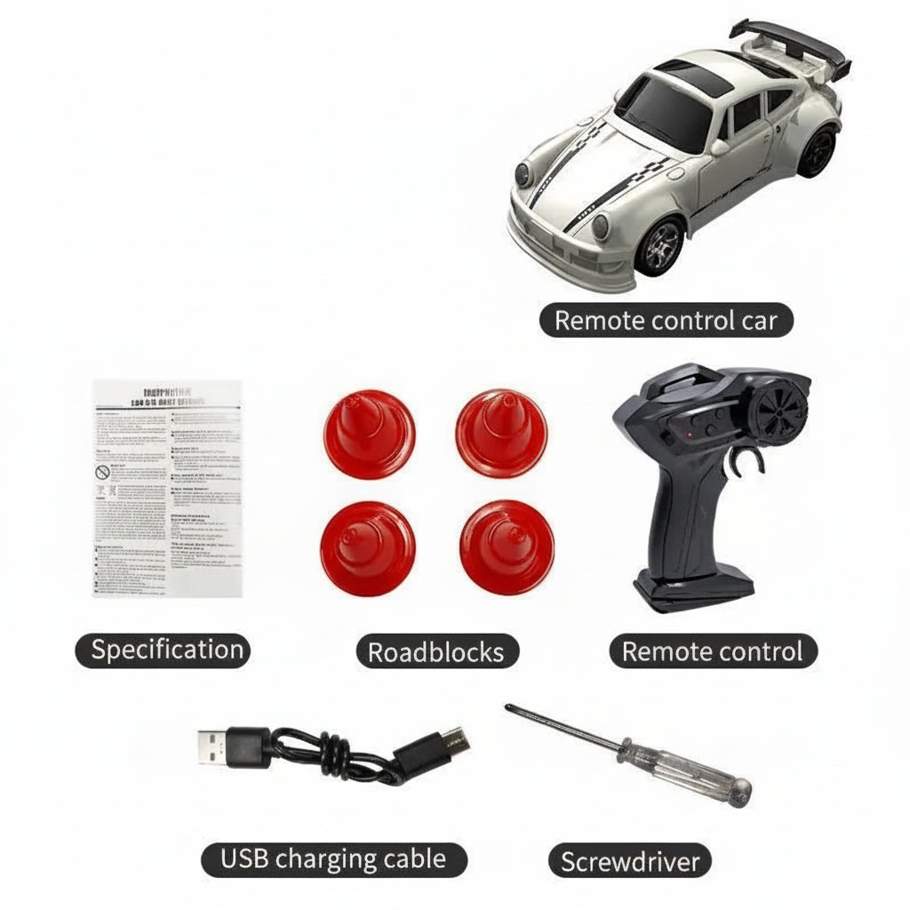 Miniatuur Driftauto 1:64 met Afstandsbediening 13