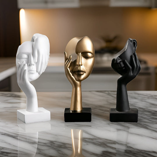 Moderne Abstracte Denker Sculptuur voor Thuis en Kantoor 3
