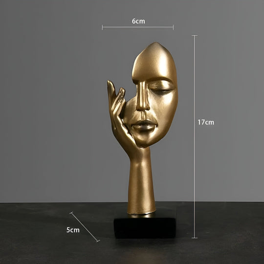 Moderne Abstracte Denker Sculptuur voor Thuis en Kantoor 7