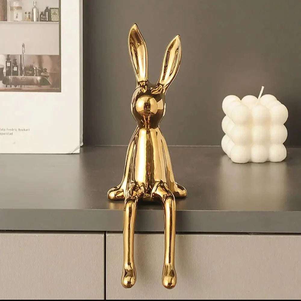 Moderne Dierensculptuur Konijn Ornament 2