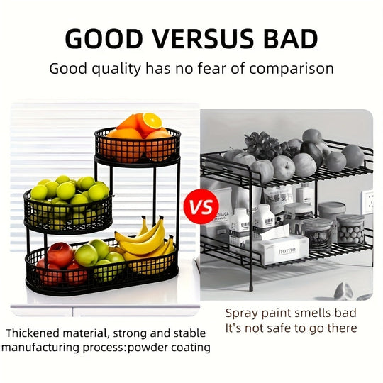 Moderne Fruitmand Meerdere Etages voor Keuken en Eettafel 5