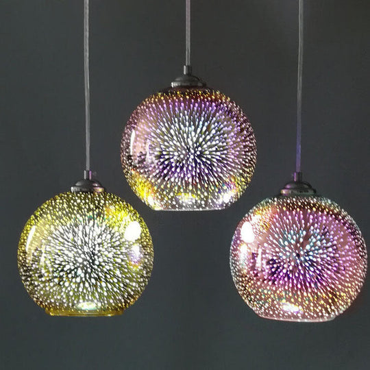 Moderne Hanglamp 3D Vuurwerk Design voor Eettafel en Woonkamer 5