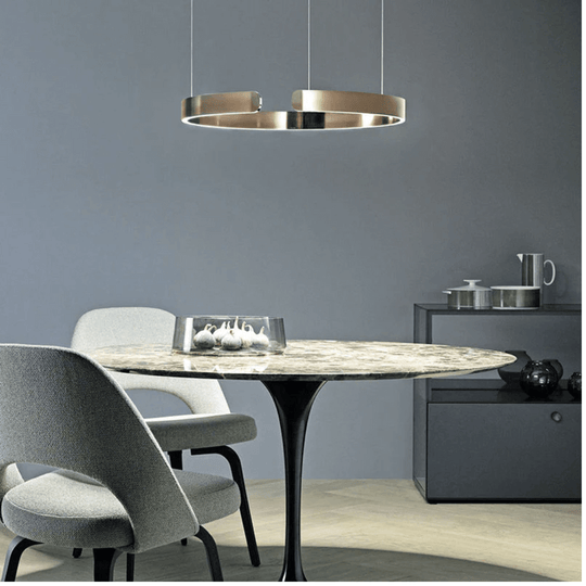 Moderne Hanglamp Ronde LED Voor Woonkamer Eettafel - Minimalistisch Industrieel Design 0