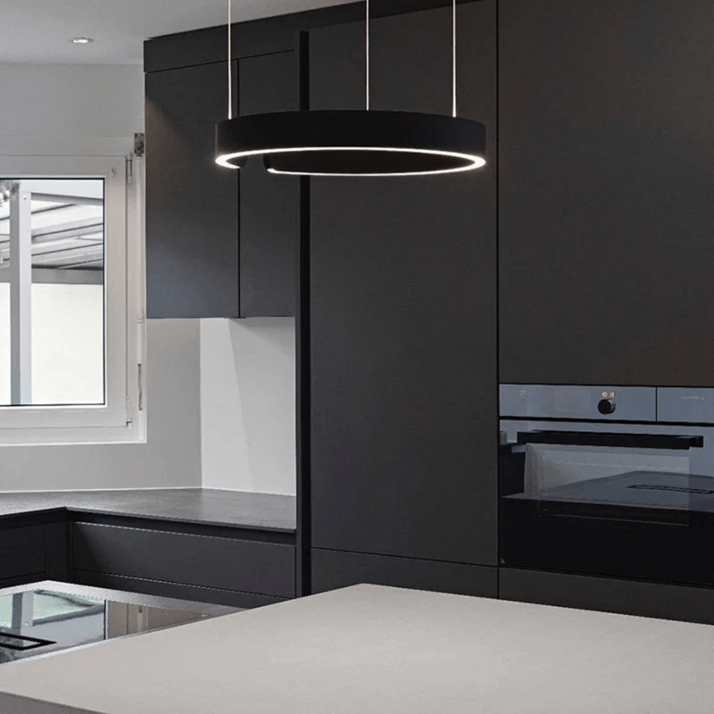 Moderne Hanglamp Ronde LED Voor Woonkamer Eettafel - Minimalistisch Industrieel Design 2