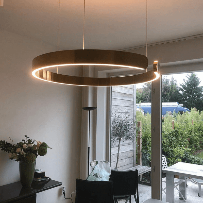 Moderne Hanglamp Ronde LED Voor Woonkamer Eettafel - Minimalistisch Industrieel Design 3