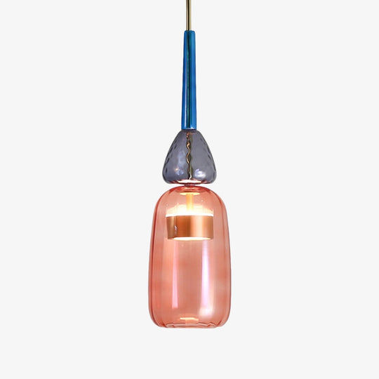 Moderne Hanglamp Sofia Met Gekleurd Glas 7