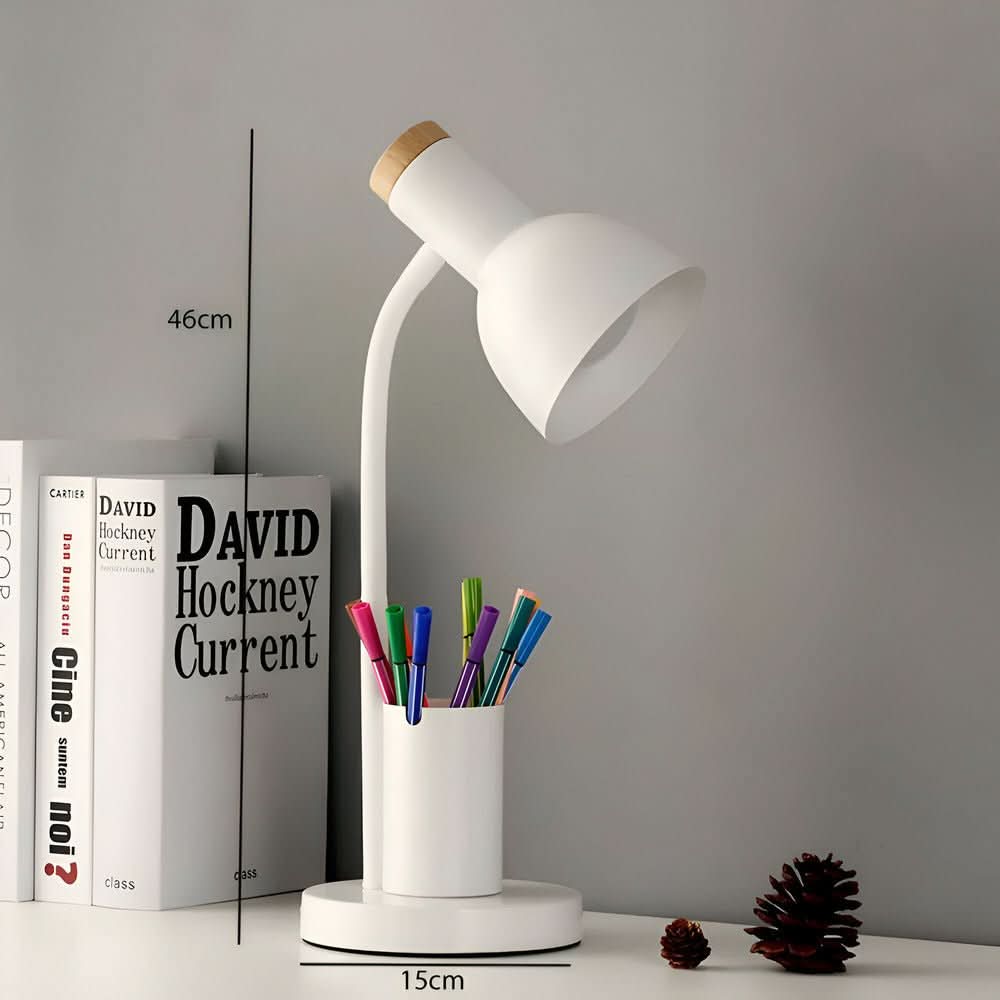 Moderne LED-bureaulamp met penhouder 5