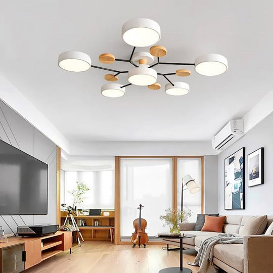 Moderne LED-plafondlamp Scandinavisch Design 1