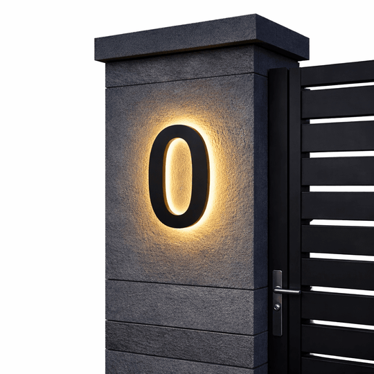 Moderne LED Huisnummers voor Buiten 7
