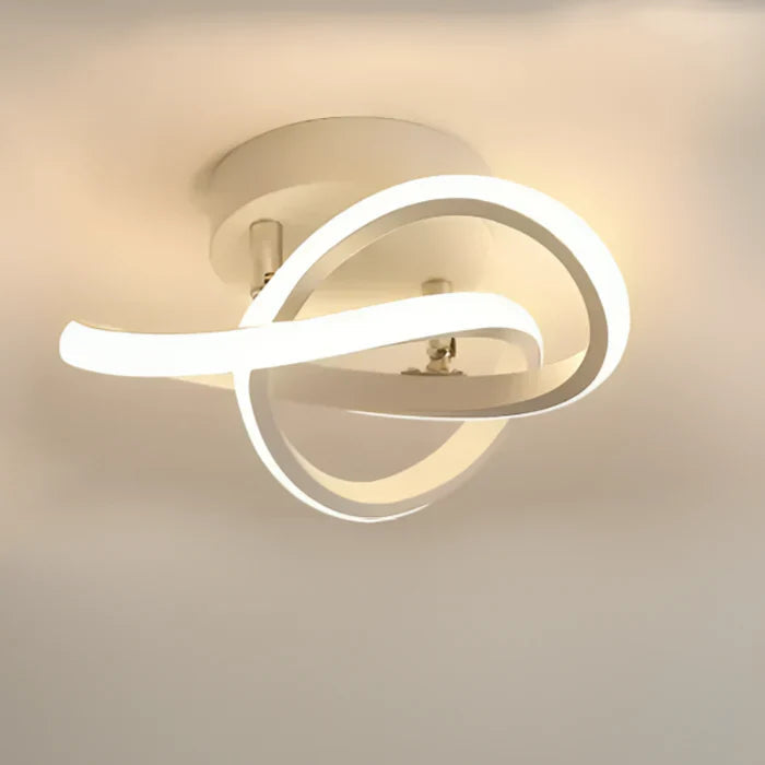 Moderne LED Plafondlamp Dubbel Ringdesign 11