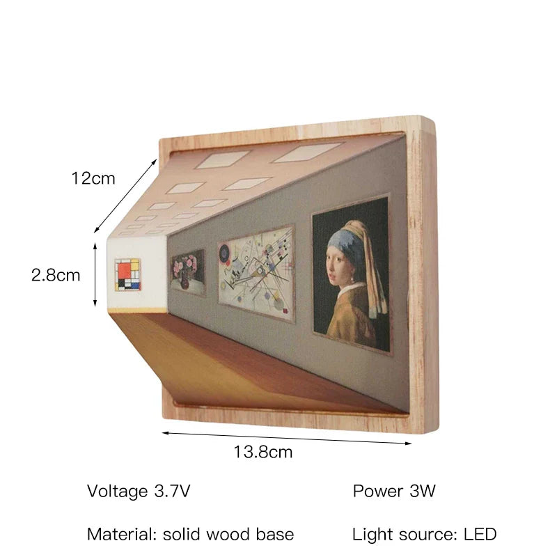 Moderne LED Verlichting Muurkunst Lamp voor Thuisdecoratie 7