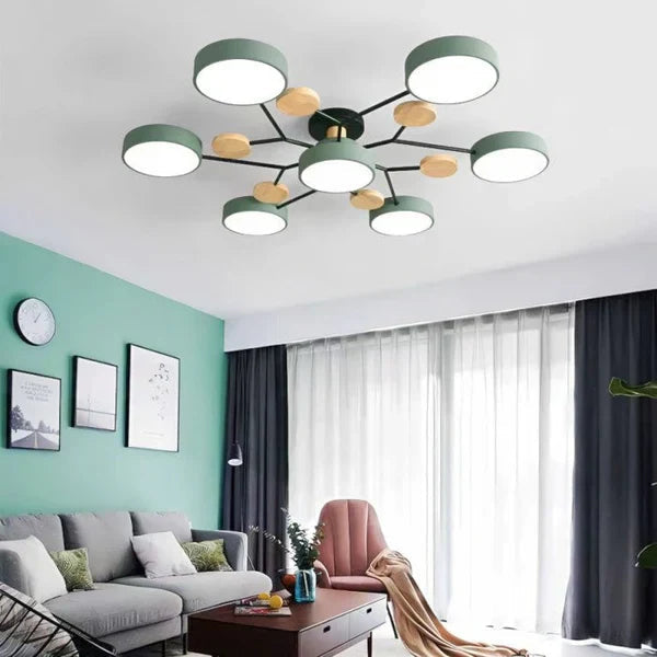 Moderne Plafondlamp Scandinavisch Ontwerp 1