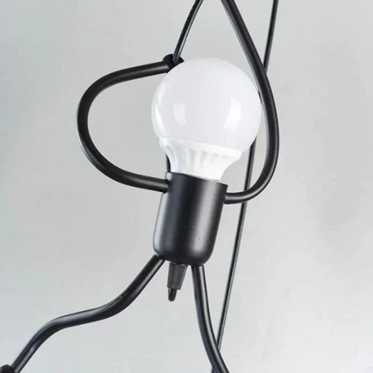 Moderne Plafondlamp Stick Man Creatief Design 4