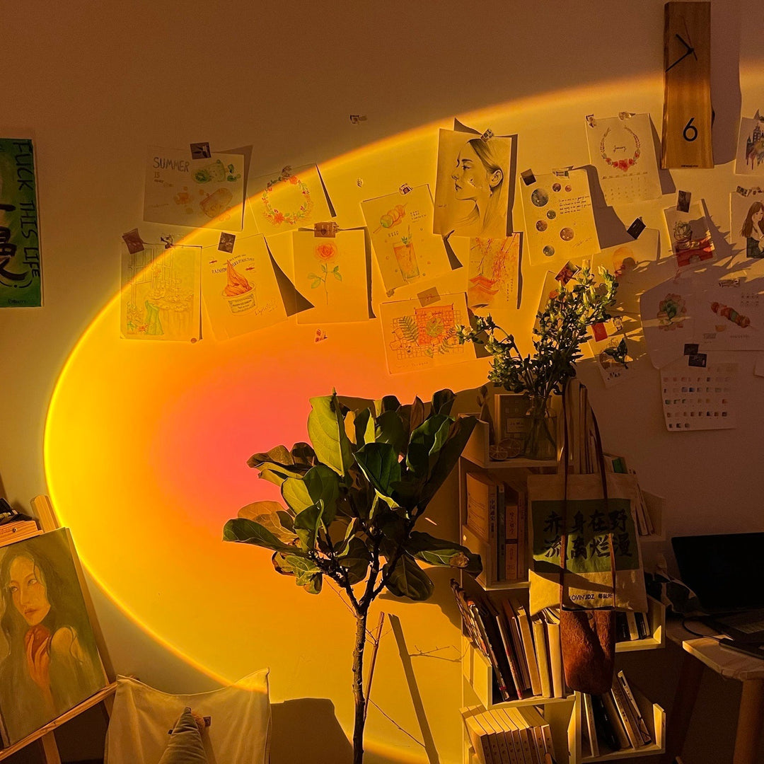 Moderne Vloerlamp met Kleurprojectie 3