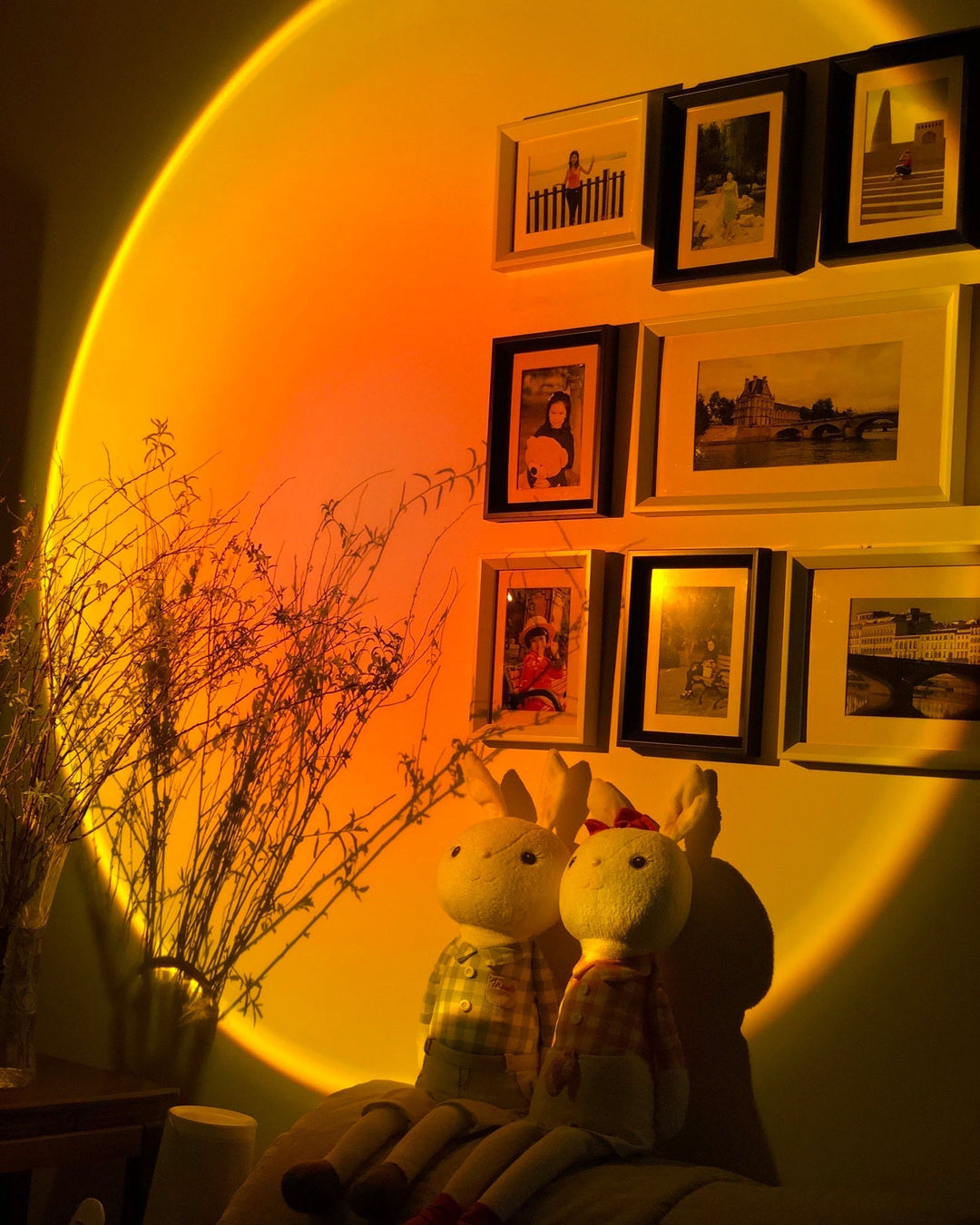Moderne Vloerlamp met Kleurprojectie 4
