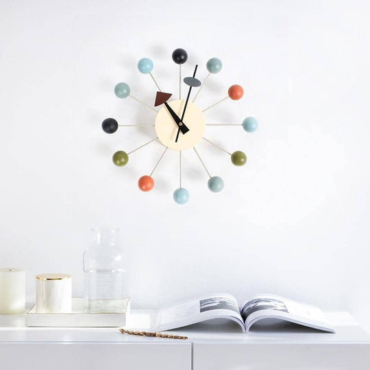 Moderne Wandklok 3D Bal voor Thuisdecoratie 1