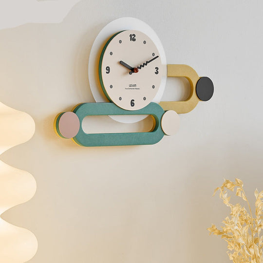 Moderne Wandklok 3D Ontwerp Minimalistisch Stijl 4