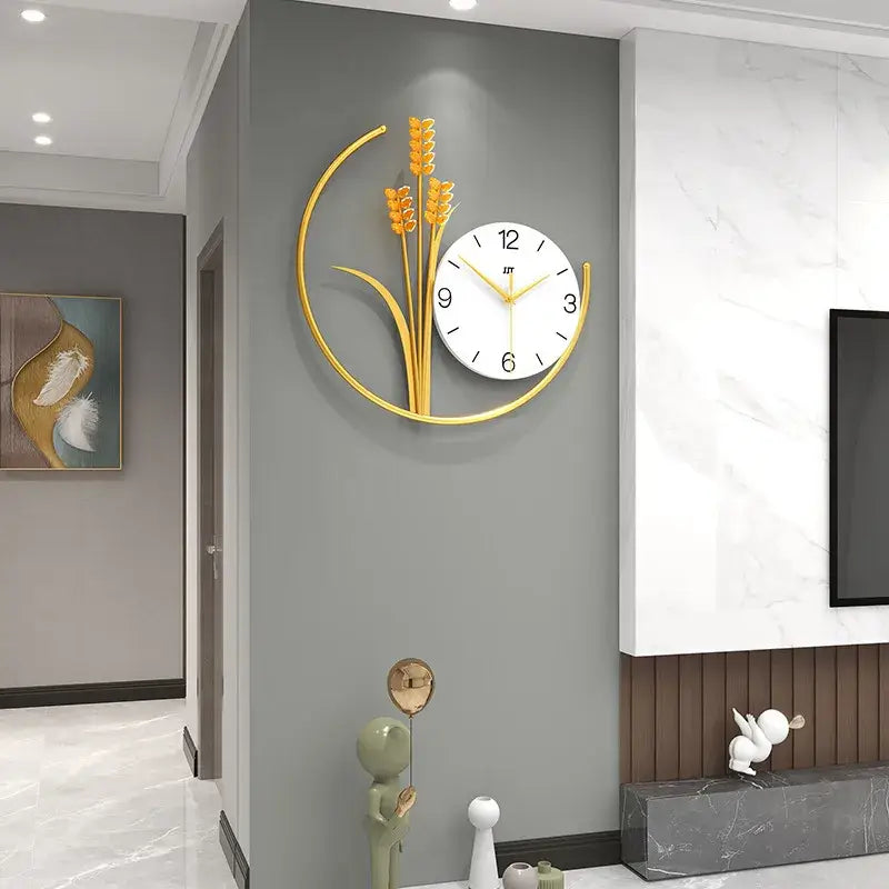Moderne Wandklok Barley Design 3