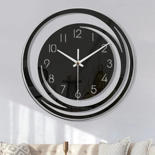 Moderne Wandklok Met Scandinavisch Design Geometrisch Minimalistisch 0