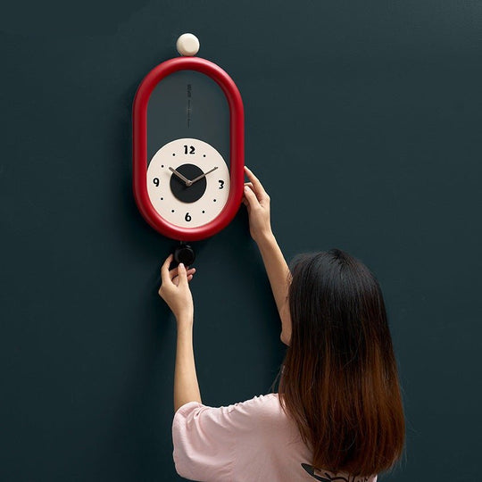 Moderne Wandklok met 3D-Design en Stille Beweging 4