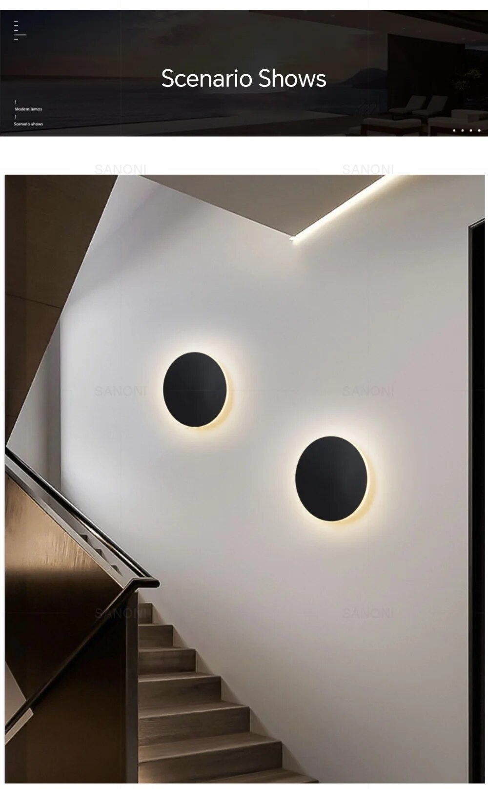 Moderne Wandlamp LED Minimalistisch Design voor Binnen Gebruik 7