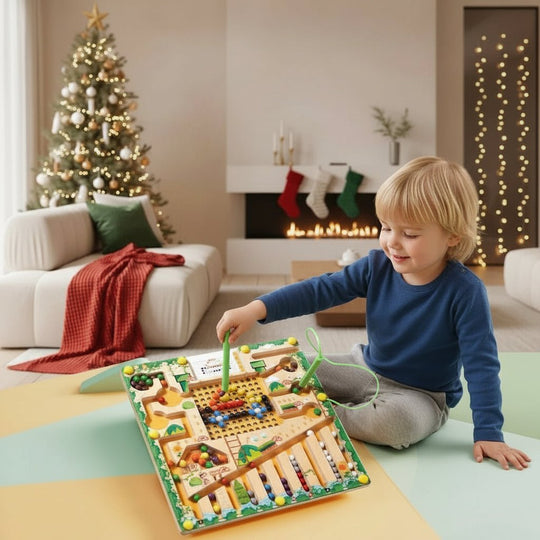 Montessori Magnetisch Doolhofspel voor Kinderen 0