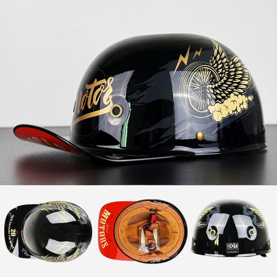 Motorhelm Baseballpet Look Stijlvol 6
