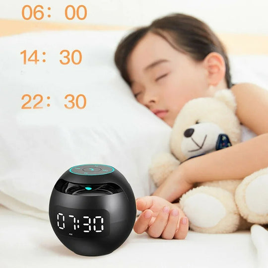 Multifunctionele Bluetooth Luidsprekerklok Met LED Nachtlampje 5