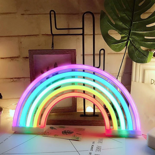 Nachtlamp voor Kinderen Regenboogstijl 4