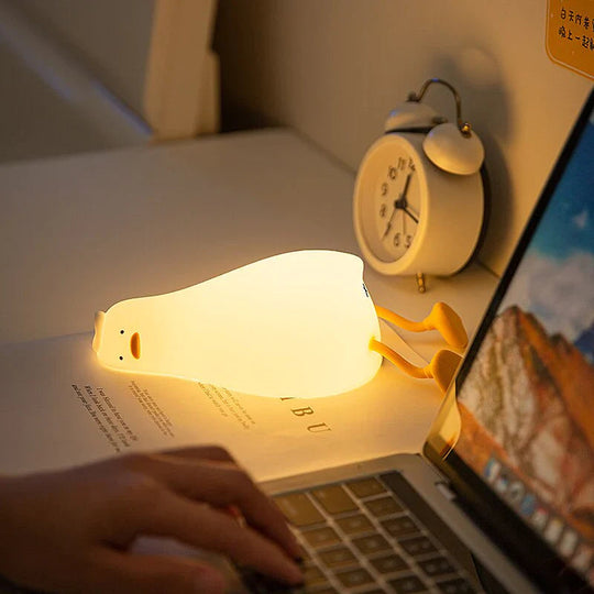 Nachtlampje Eend Voor Kinderkamer Met Drie Lichtstanden Op Batterijen 4