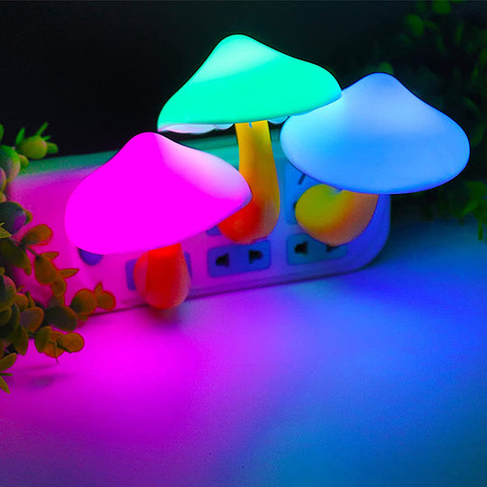 Nachtlampje Paddestoel LED voor Sfeervolle Verlichting in Slaapkamer en Babyruimte 4