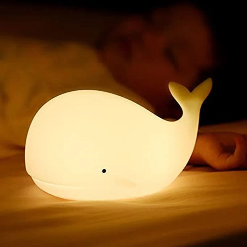 Nachtlampje Walvis met Kleurverandering voor Kinderen 4