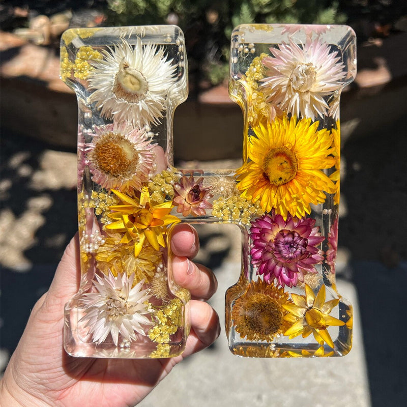 Nachtlampje met Gedroogde Bloemen en Persoonlijk Ontwerp 7