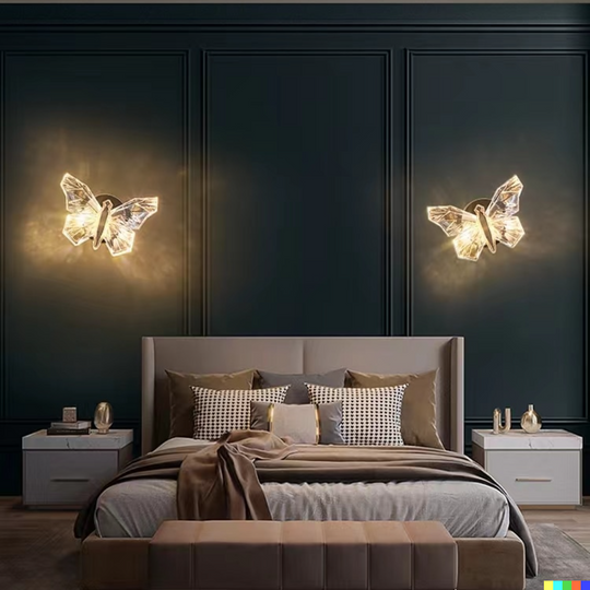 Noordse Vlinder LED Wandlamp voor Woonkamer en Slaapkamer 3