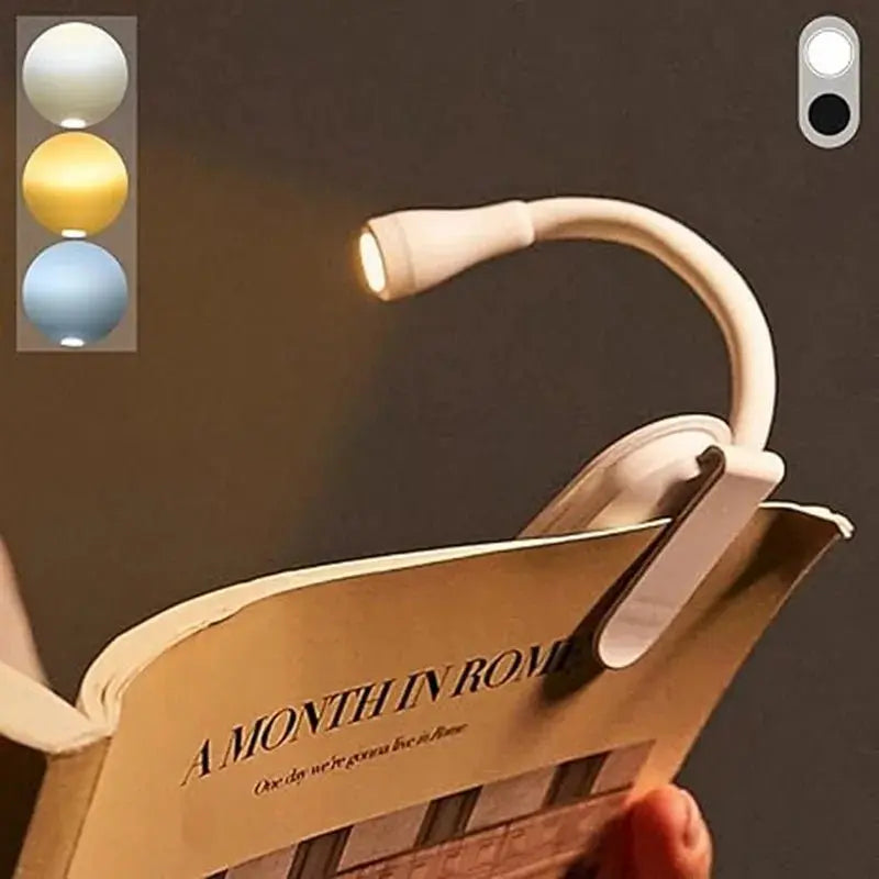 Oplaadbare Boekclip Leeslamp Draagbaar 6