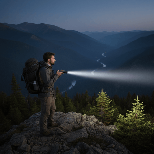 Oplaadbare LED Zaklamp Met Telescopische Zoom Voor Buitenactiviteiten 0