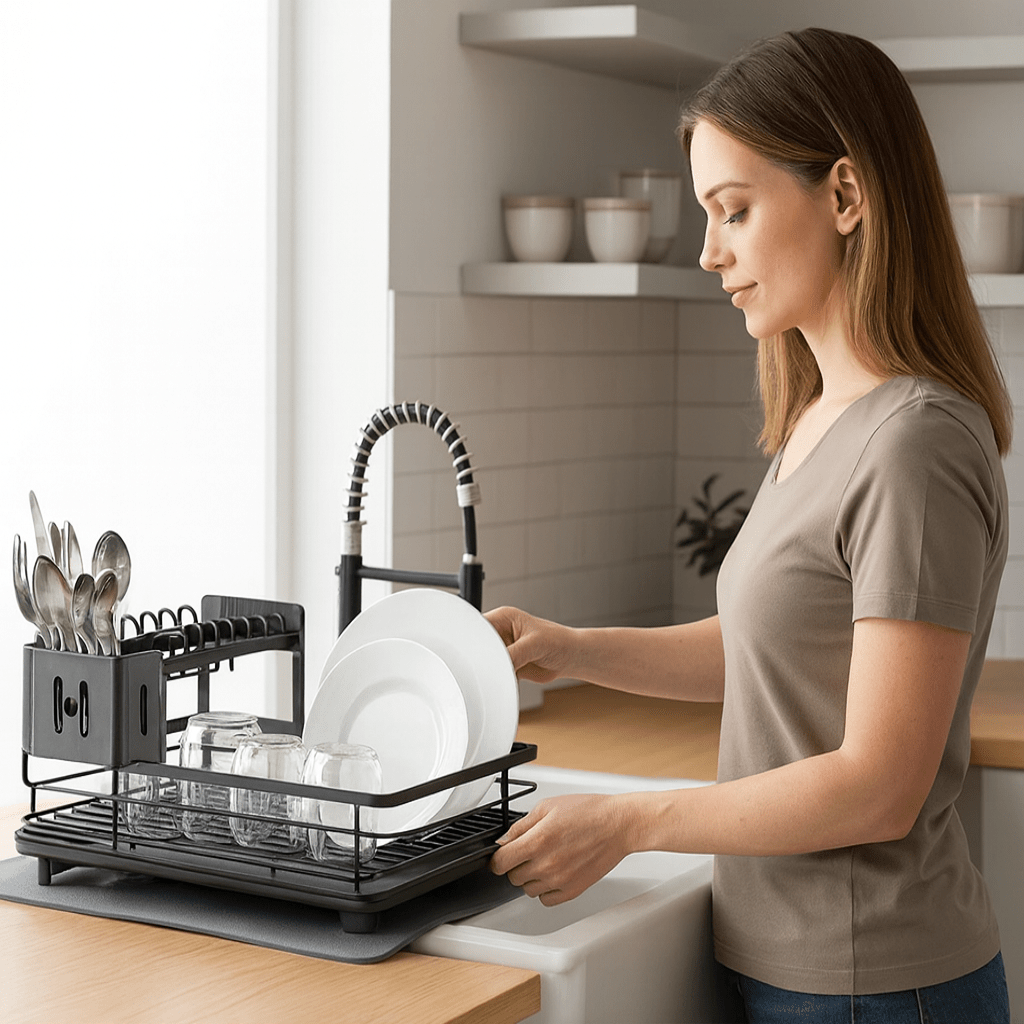 Opvouwbaar Afdruiprek Modern en Ruimtebesparend voor de Keuken 4