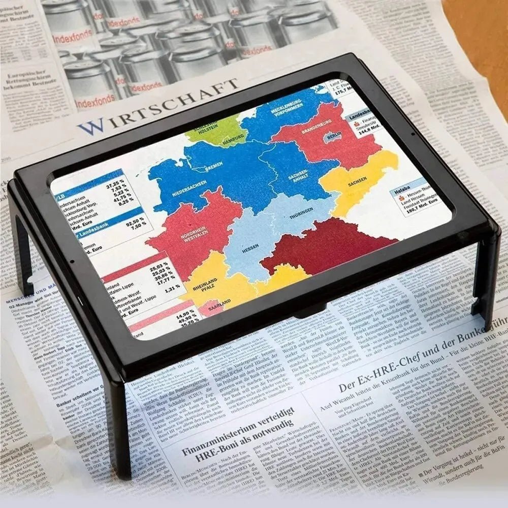 Opvouwbare Loep met LED-verlichting voor Handsfree Lezen en 3x Vergroting 5